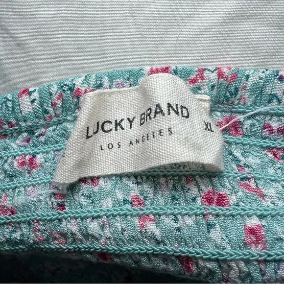 Lucky Brand Multi Tiered Sleeveless Floral Mini Dress - Picture 4 of 7